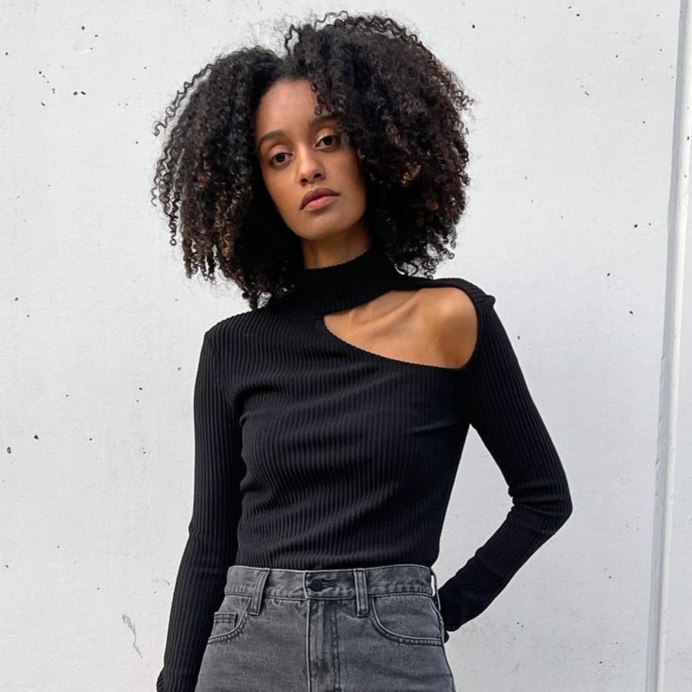 Cut-out knit top (worn once)